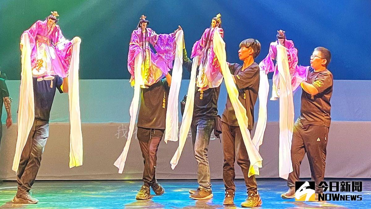 ▲《大話西遊 鬧天宮》運用大型擬人化電視木偶演出，結合現代科技，呈現精彩演出。（圖／記者陳美嘉攝）