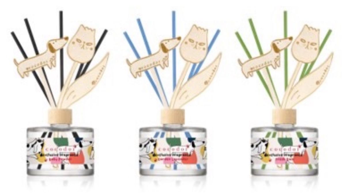 ▲公益限定款PET ME系列擴香瓶，銷售所得將捐出10%給台灣之心愛護動物協會。（圖／ 珂珂朵爾提供）