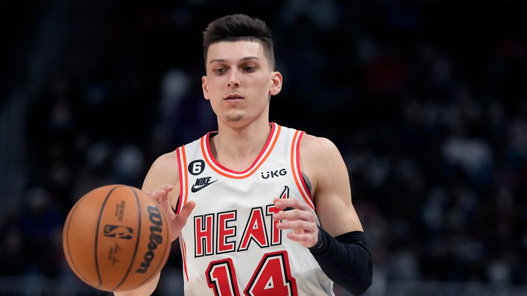 ▲邁阿密熱火後衛Tyler Herro，可能將扮演熱火晉級的關鍵人物。（圖／美聯社／達志影像）
