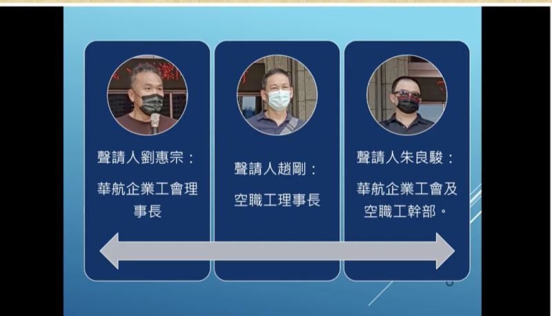 ▲幽靈人口遭判有罪的華航工會成員劉惠宗等3人(圖/取自司法院影音網站)