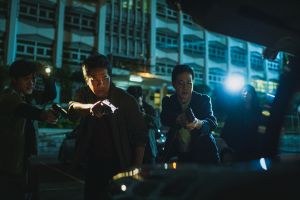 ▲《器子》黃健瑋（左）和薛仕凌扮演警隊拍檔。（圖／華映娛樂提供）