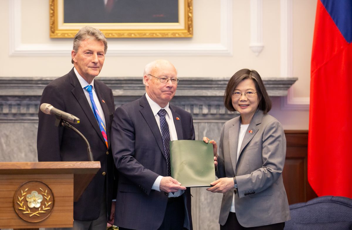 ▲總統蔡英文今日接見「加拿大聯邦眾議院外交及國防事務訪問團」，雙方就台加關係深入交流。（圖／總統府提供）