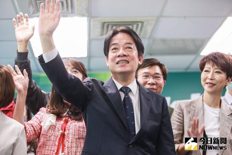 ▲民進黨舉行2024總統候選人提名記者會，正式提名副總統、黨主席賴清德參選。（圖／記者葉政勳攝，2023.04.12）