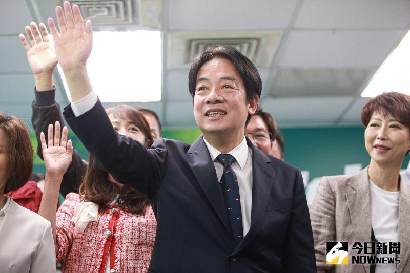 ▲民進黨舉行2024總統候選人提名記者會，正式提名副總統、黨主席賴清德參選。（圖／記者葉政勳攝，2023.04.12）