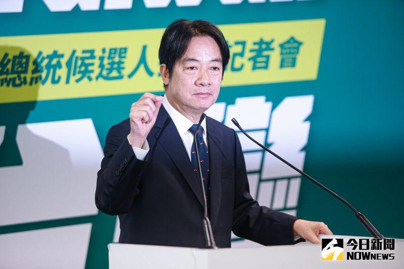 ▲民進黨舉行2024總統候選人提名記者會，正式提名副總統、黨主席賴清德參選。（圖／記者葉政勳攝，2023.04.12）