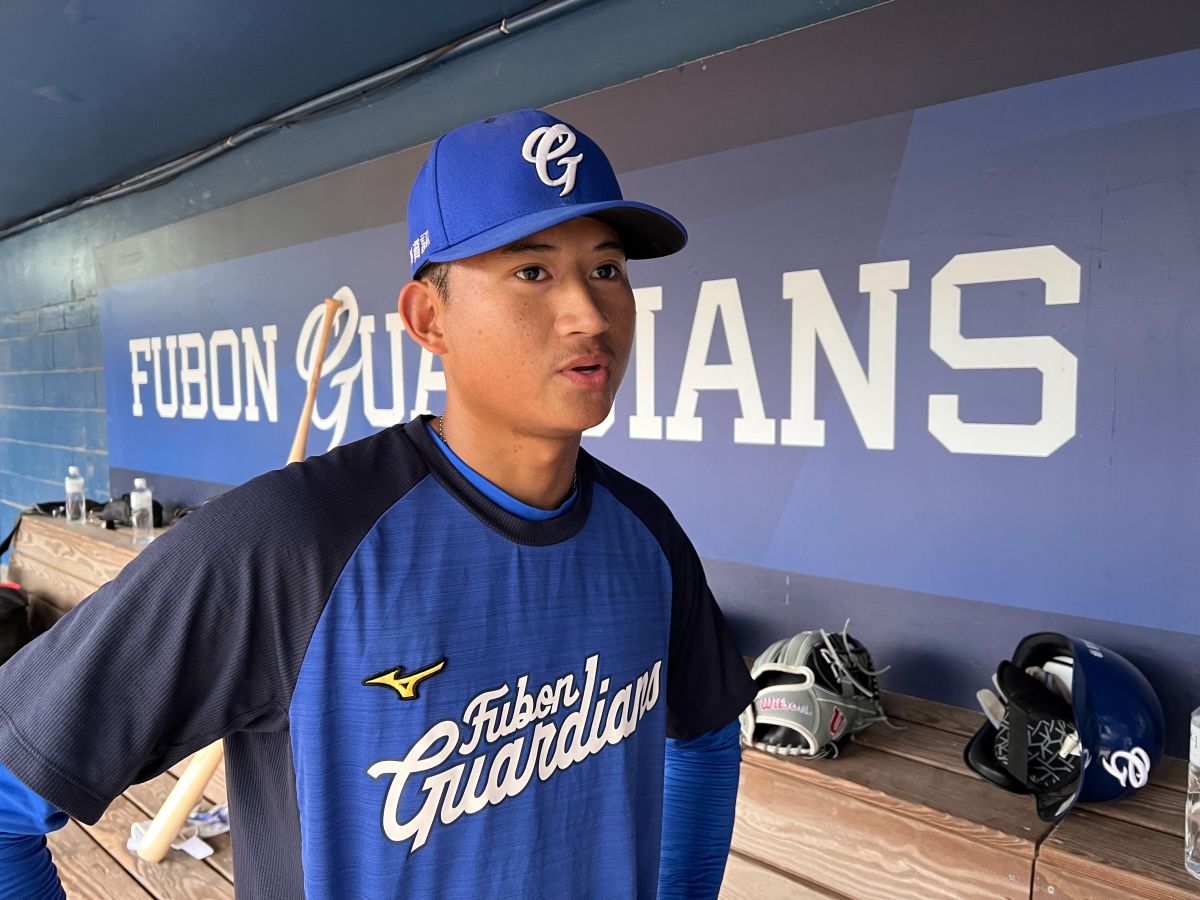 ▲富邦悍將外野手孔念恩（圖／記者簡名杉攝）