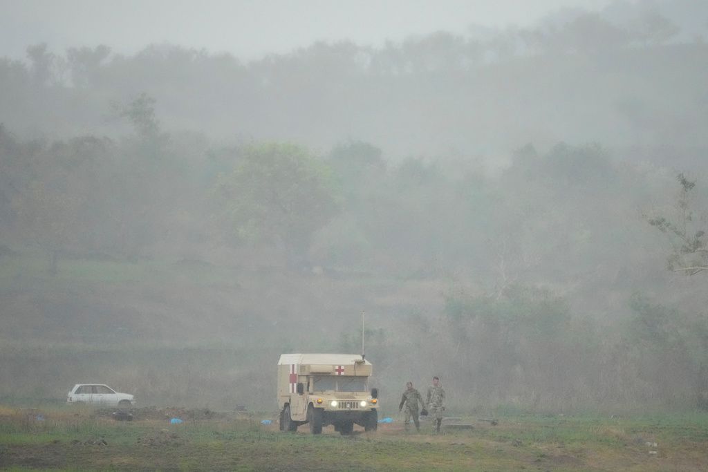 ▲美菲年度「肩並肩」（Balikatan）軍演。（圖／美聯社／達志影像）