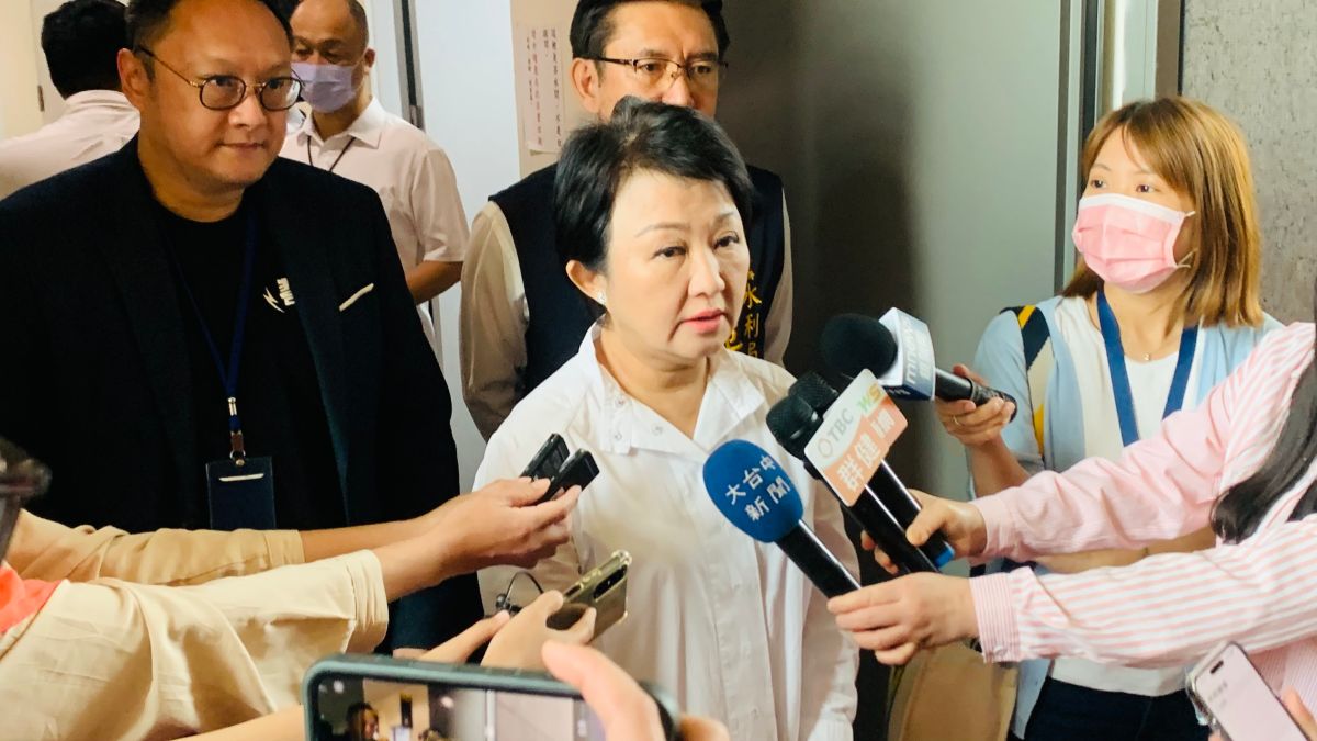 ▲盧秀燕指接下來春雨仍然偏少，呼籲市民做好節水措施。（圖／記者顏幸如攝，2023.04.14）