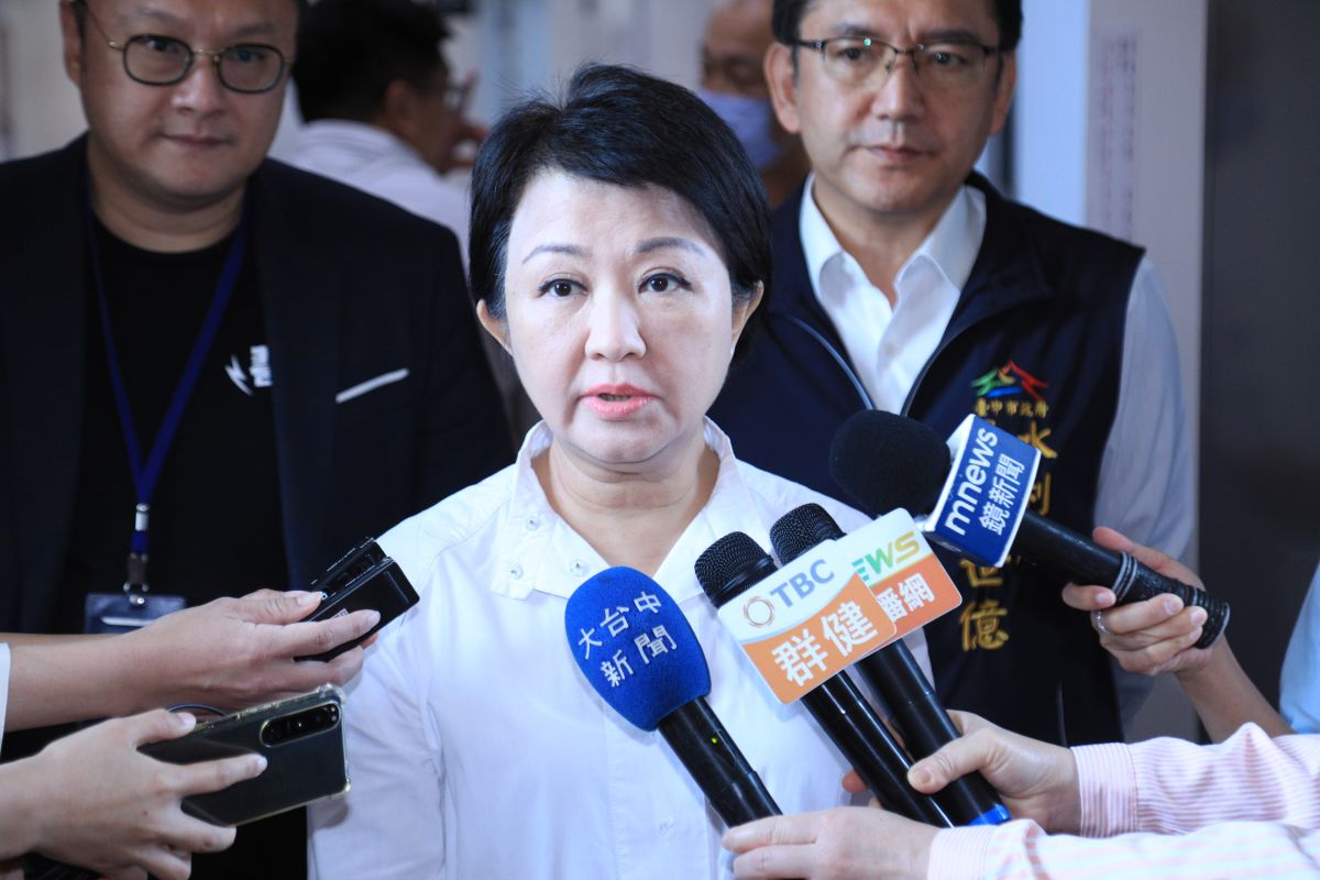 ▲台中市長盧秀燕首次針對豐中案表態，強調校長事前沒預防、事後沒積極處理「當然不適任」。（圖／台中市政府提供，2023.04.14）