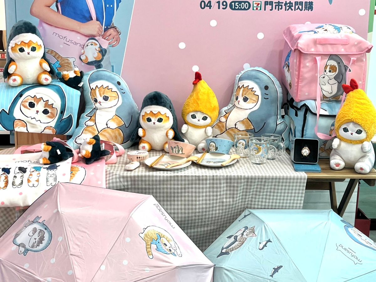 ▲7-11貓福珊迪軟萌系變裝集點送。（圖／記者鍾怡婷攝）