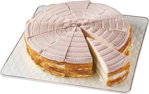 ▲媽咪最愛口味的「芋見幸福千層蛋糕」8吋599元