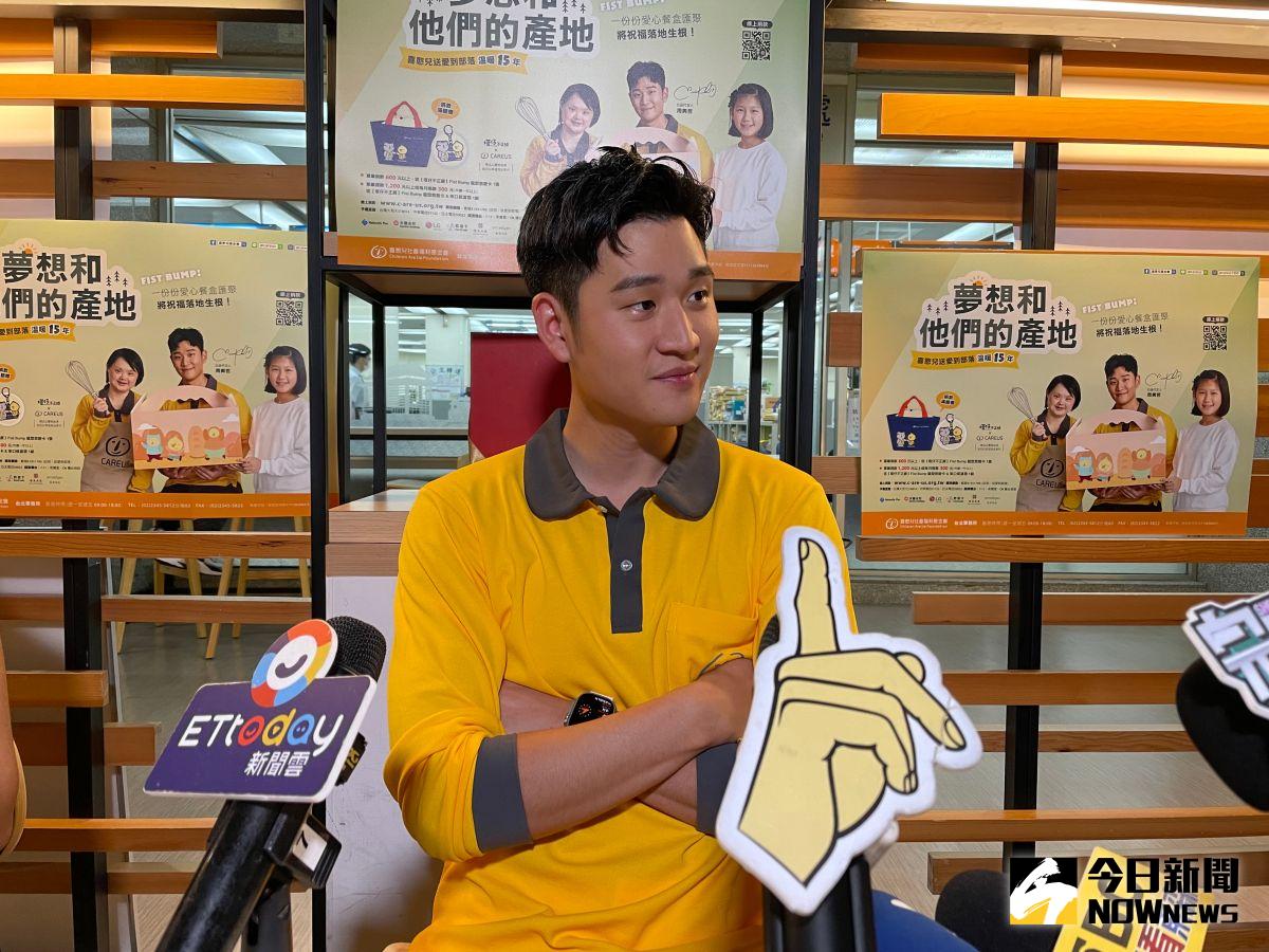 ▲周興哲升格當爸，一句話似乎透露了寶寶的性別。（圖／記者吳雨婕攝, 2023.04.14）