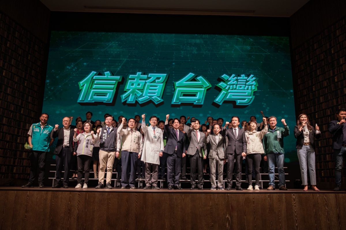 ▲賴清德今日特別回到本命區台南，出席首場信賴之有會成立大會。（圖／民進黨提供）