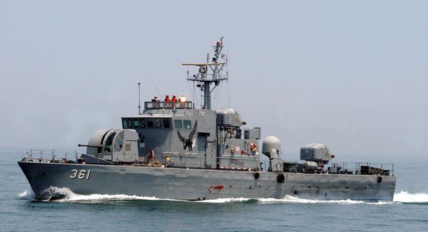 ▲韓國海軍大鷲級巡邏艇。資料照。（圖／美聯社／達志影像）