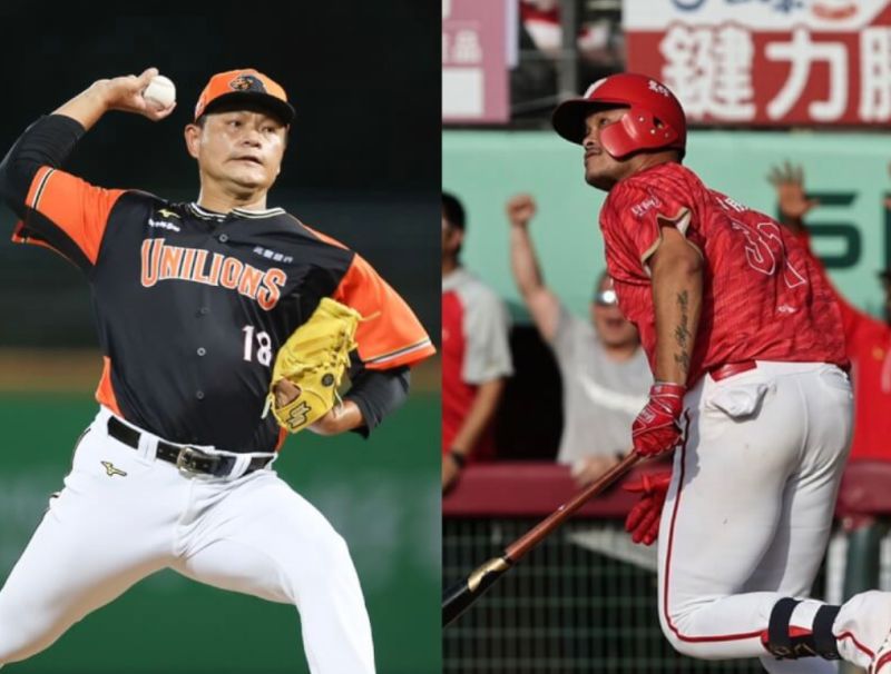 ▲中職味全龍隊野手林智勝2004年效力La New熊時期，首度對上統一獅隊投手潘威倫就開轟。林智勝生涯300轟當中，潘威倫貢獻13轟占最多，堪稱最大苦主。（中央社檔案照片）