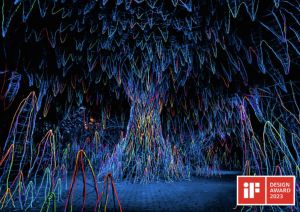 台南龍崎光節「空山祭:惡地伏流」榮獲德國iF設計獎文化展覽類獎項。(圖/翻攝自台南市文化局) ▲台南龍崎光節「空山祭:惡地伏流」獲得德國iF設計獎文化展覽類獎項。(圖/翻攝自台南市文化局)