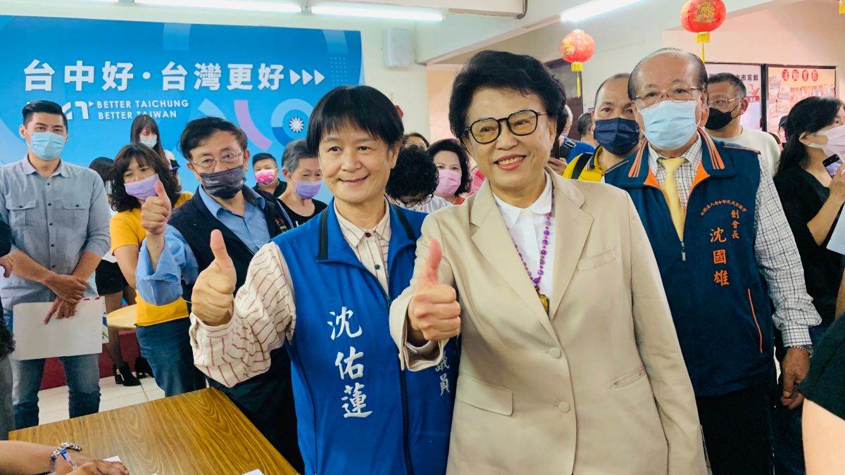 ▲沈佑蓮表示內舉不避親，姐姐沈智慧的戰鬥力、問政實力都能承擔大任。（圖／記者顏幸如攝，2023.04.17）