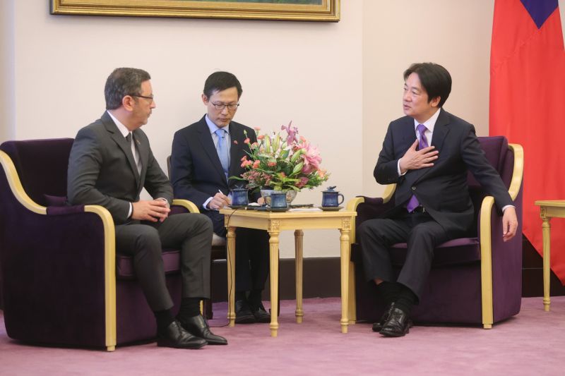 ▲賴清德接見葡萄牙國會議員訪問團。(圖/總統府提供)
