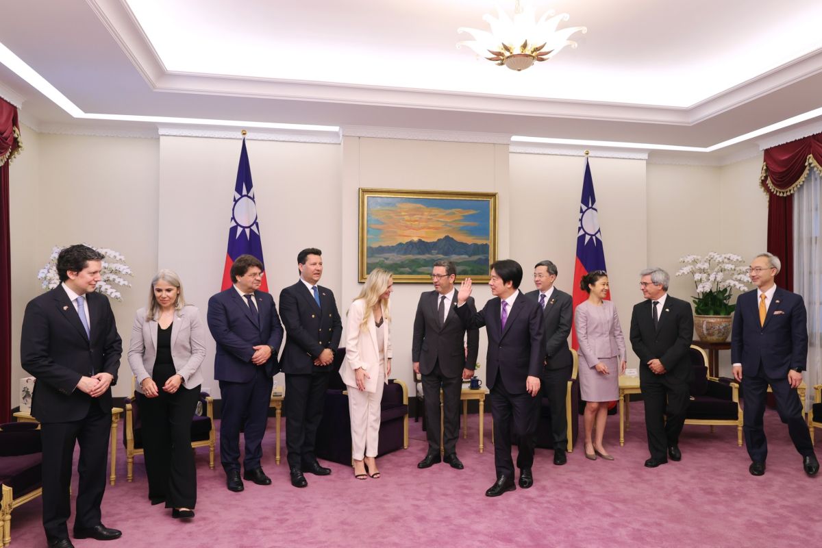 ▲賴清德接見葡萄牙國會議員訪問團。（圖／總統府提供）