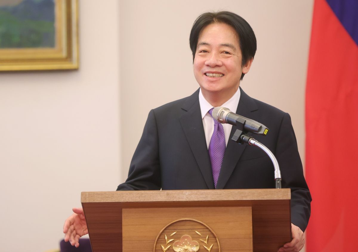 ▲投入2024總統大選的民進黨主席賴清德今天在台南表示，台灣絕不向專制獨裁國家低頭，和平也不是靠侵略者賞賜，靠實力得到和平才是真正和平。（圖／總統府提供）