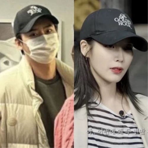 ▲▼李鍾碩(上圖左)配戴2022年舉辦的《The Golden Hour》演唱會周邊帽子。。(圖/IU Twitter) ▲▼李鍾碩(上圖左)配戴2022年舉辦的《The Golden Hour》演唱會周邊帽子。。(圖/IU Twitter)