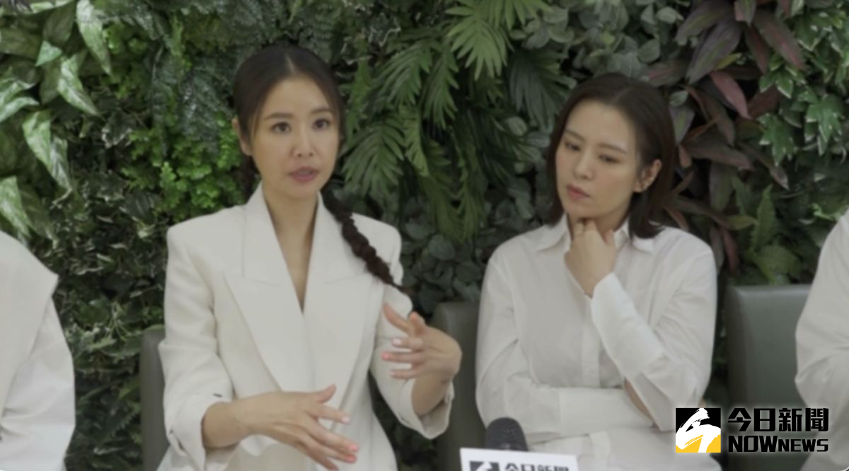 ▲林心如（左）製作《光露營就很忙了》，分享願意攜家人外出的條件，右為劉品言。（圖／記者陳思誼攝）