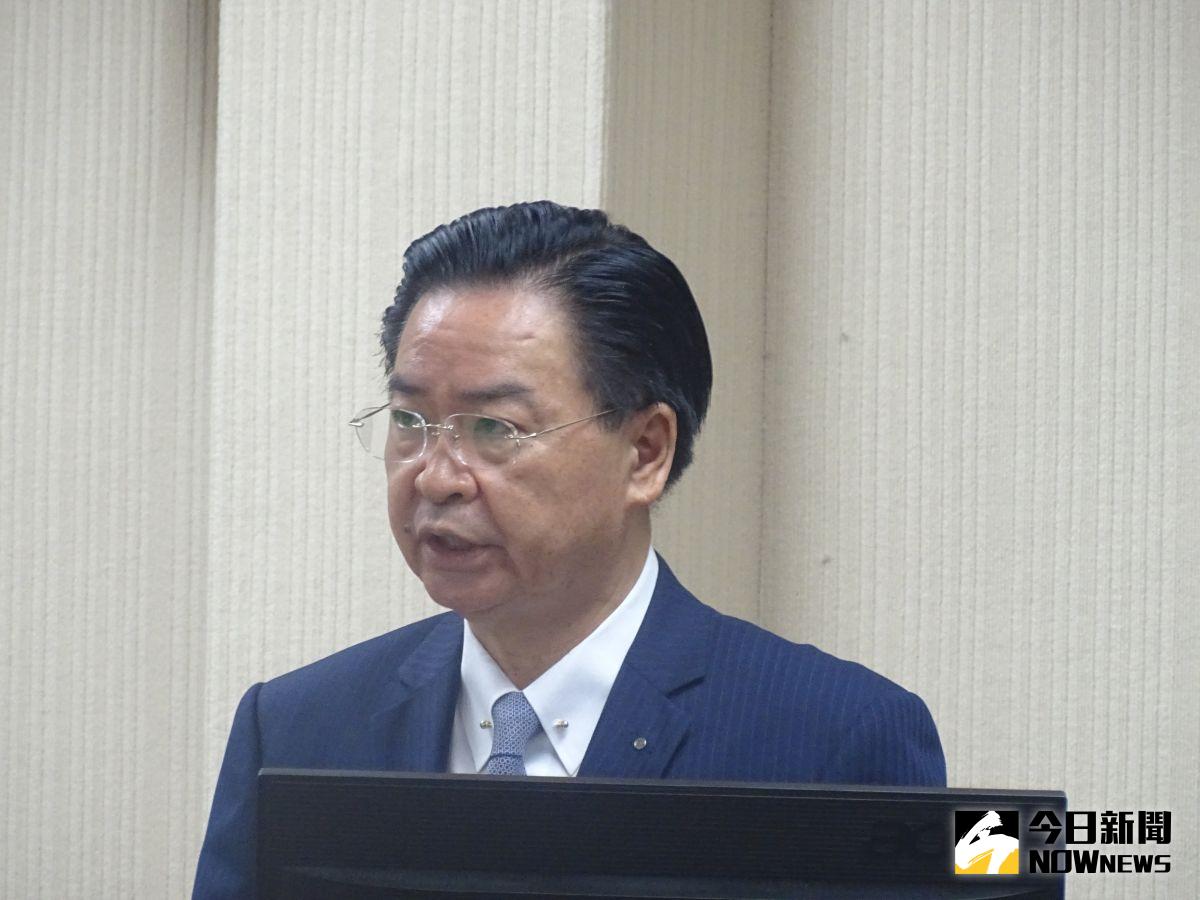 ▲外交部長吳釗燮表示，137名國人留以色列不搭機回台。（圖／記者呂炯昌攝）