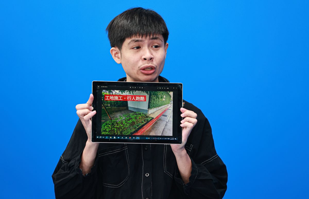 ▲企鵝交通手札FB粉專創立人吳祥瑀出席跨世代論壇，呼籲從工程照顧行人環境並改善大眾運輸條件，改善行人地獄現況。（圖／記者葉政勳攝，2023.04.20）