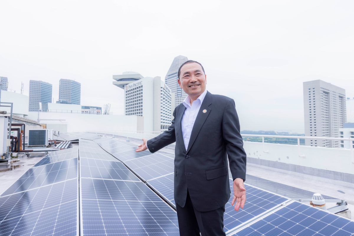 ▲侯友宜參訪新加坡，對於是否有與中國駐新加坡大使會晤，直說完全沒有這回事情。（圖／新北市政府提供）