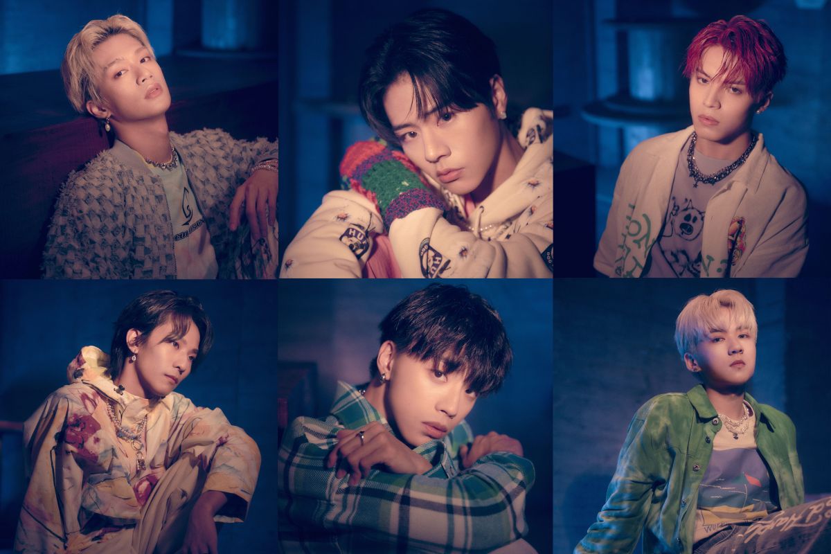 ▲Ozone由子翔（左上起）、佳辰、哲言、煥鈞（左下起）、文廷、祖安組成，近來推出單曲〈痛苦擁抱〉。（圖／索尼音樂提供）