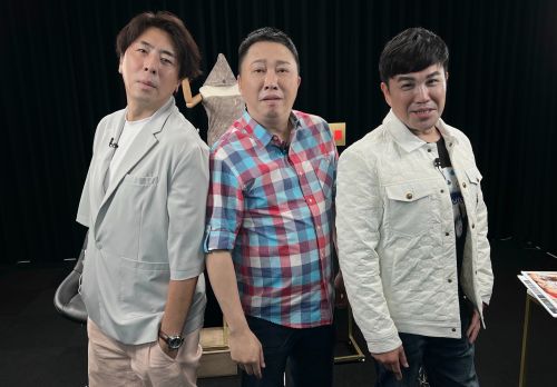 ▲趙正平(中)鬆口想結婚,左為梁赫群、右為林智賢。(圖/Up直播提供) ▲趙正平(中)鬆口想結婚,左為梁赫群、右為林智賢。(圖/Up直播提供)