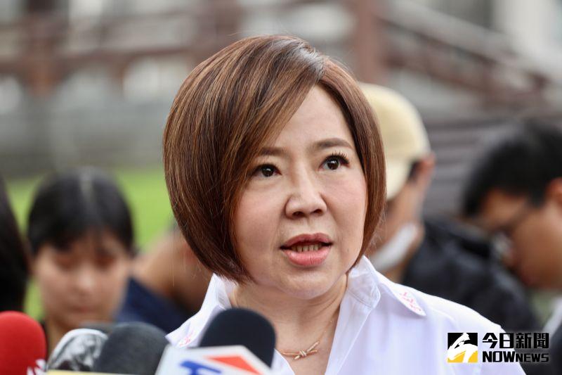 ▲「委屈的和平也是和平」惹議，于美人：虛心接受建設性批評。（圖／記者陳明中攝）