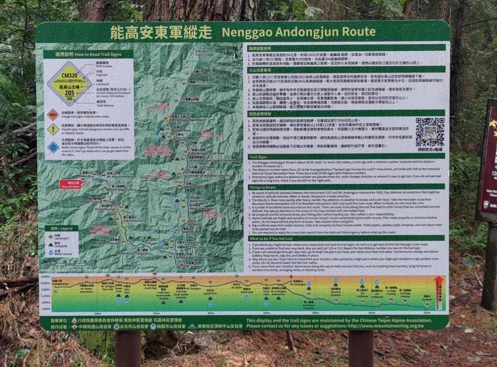 ▲1名華裔美籍女山友跟團攀登能高安東軍路線，因腳程不快由領隊陪同走在隊伍最後，碰上降雨，氣溫下降，陳姓領隊20日求援，搜救人員21日抵達後，領隊已失溫不治，同行女山友失聯。（圖／翻攝畫面）  