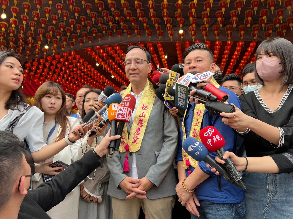 ▲費鴻泰於立委初選敗給徐巧芯，朱立倫今受訪被問，是否會納費鴻泰入不分區立委？他僅回應，每一位未獲提名同志都很重要。（圖／記者翁子竣攝，2023.04.23）