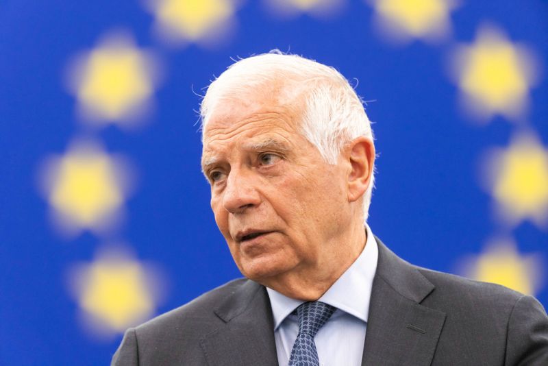 ▲歐洲聯盟外交與安全政策高級代表波瑞爾（Josep Borrell）認為，巴勒斯坦建國會是確保以色列安全的最佳辦法。資料照。（圖／美聯社／達志影像）