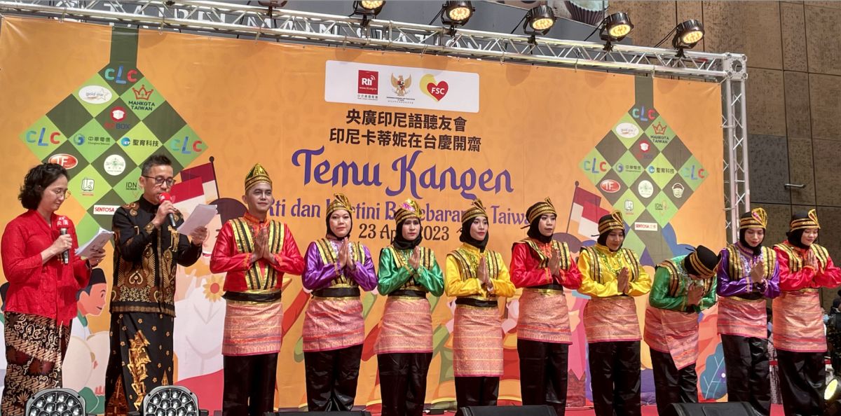 ▲Uters Dancer有20多位印尼移工組成的舞蹈團，大部分從事家庭看護工作。（圖／記者攝於2023.04.23）