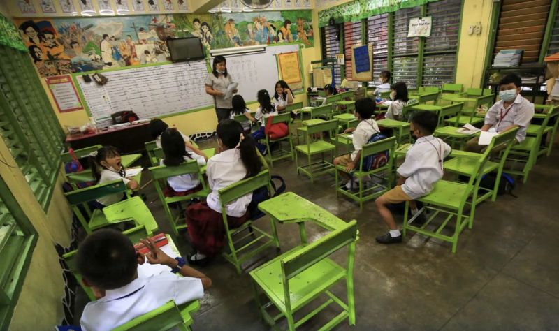 ▲菲律賓近來天氣酷熱，政府宣佈，校方可視情況決定是否停止到校上課。（圖／翻攝自Rappler）