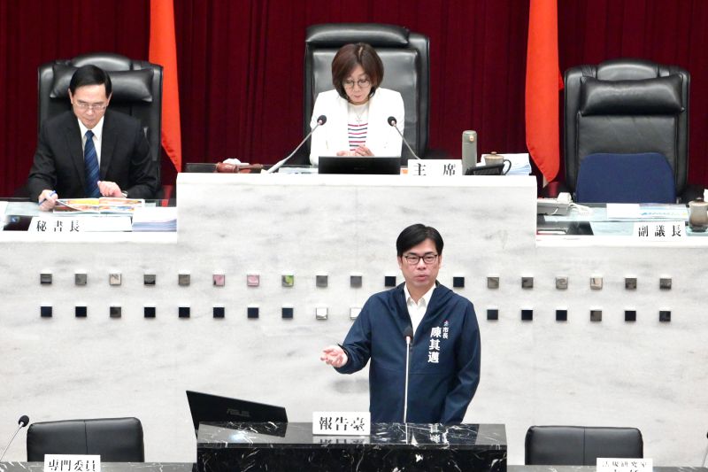 ▲高雄市長陳其邁重申,台積電高雄設廠水電沒有問題。(圖/高雄市政府提供)