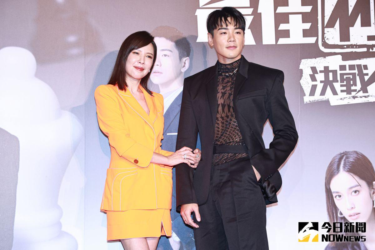 ▲天心（左）、禾浩辰（右）出席《最佳利益》首播記者會。（圖／記者葉政勳攝 , 2023.04.24）