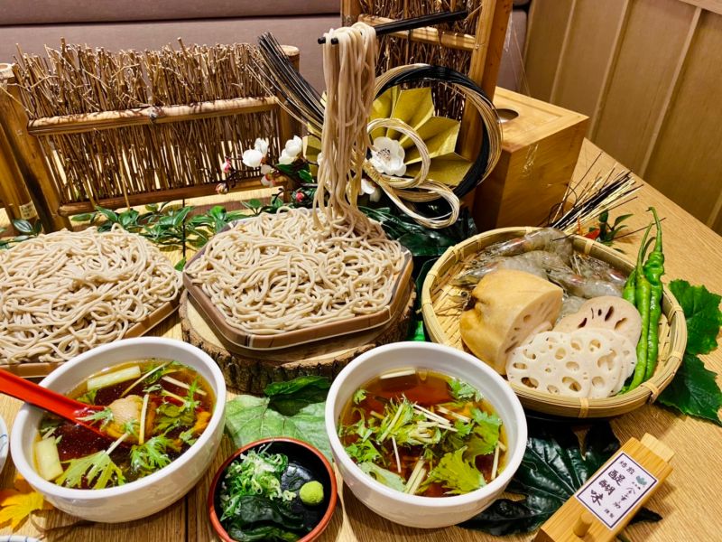 ▲位於台北市中山商圈的二月半そば蕎麦麺,有「台北最好吃蕎麥麵」美稱。(圖/記者蕭涵云攝)