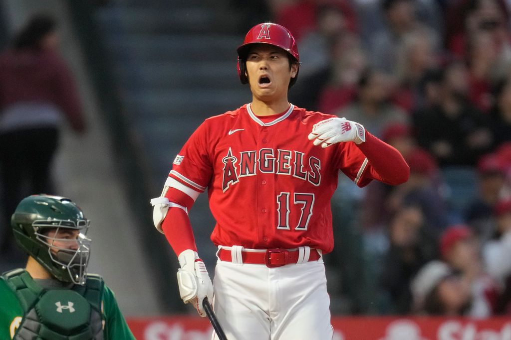 ▲天使隊日籍二刀流好手大谷翔平。（圖／美聯社／達志影像）