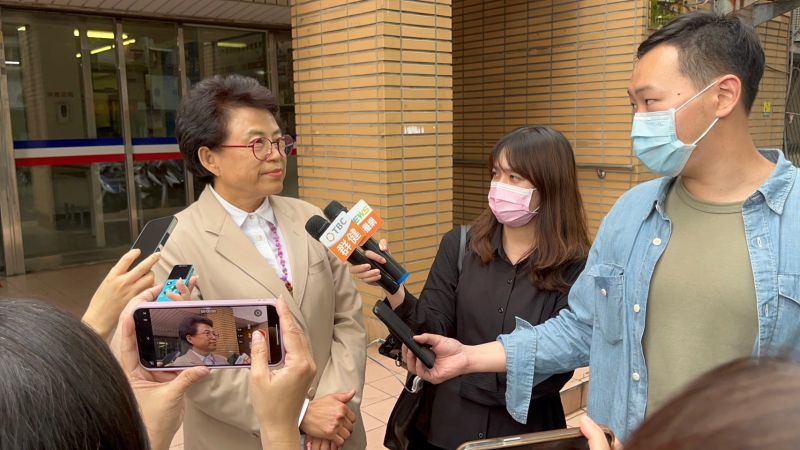 ▲沈智慧協商前受訪時表示，國民黨不要世代鬥爭，世代融合才能長出更興盛繁榮的未來。（圖／沈智慧辦公室提供，2023.04.25）