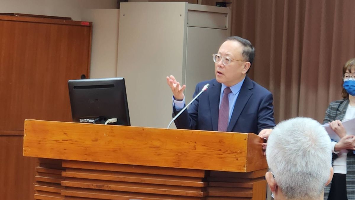 ▲針對Netflix宣布將投資韓國內容產業25億美元，文化部長史哲今（26）日表示，台灣不投資自己，不可能期待外國人來投資。（圖／記者李琦瑋攝，2023.04.26）