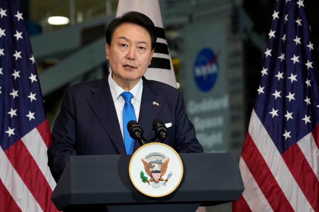 ▲韓國總統尹錫悅今天表示，日韓關係將超越過去最好的時期。（圖／美聯社／達志影像）