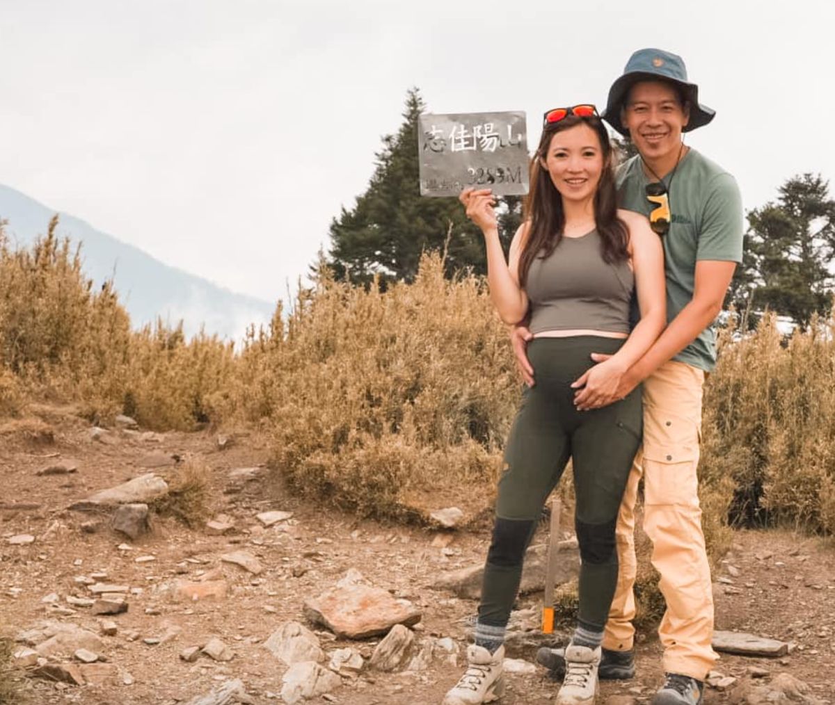 ▲「林叨囝仔」的媽媽Sydney上月底挺著8月孕肚爬山惹議，時隔8天，Sydney今（4）發千字文正式對外道歉。（圖／翻攝自林叨囝仔臉書）