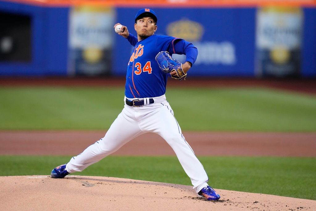 ▲大都會日籍王牌千賀滉大奪本季第11勝，超越同胞大谷翔平，為本季最多勝的日本投手。（圖／美聯社／達志影像）