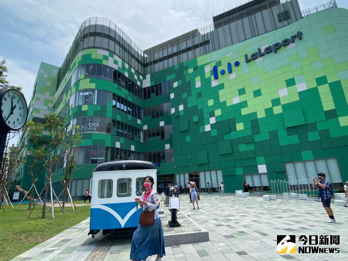 ▲台中LaLaport北館今試營運，北館   匯集有260家品牌，目前近8成營業，其它陸續整裝加入。（圖／記者金武鳳攝，２０２３．４．２７）