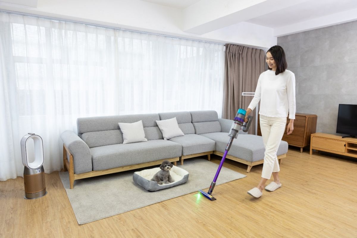 ▲灰塵的組成成分包含土壤、沙塵，還有毛髮、皮屑、病菌等。(圖／Dyson提供)