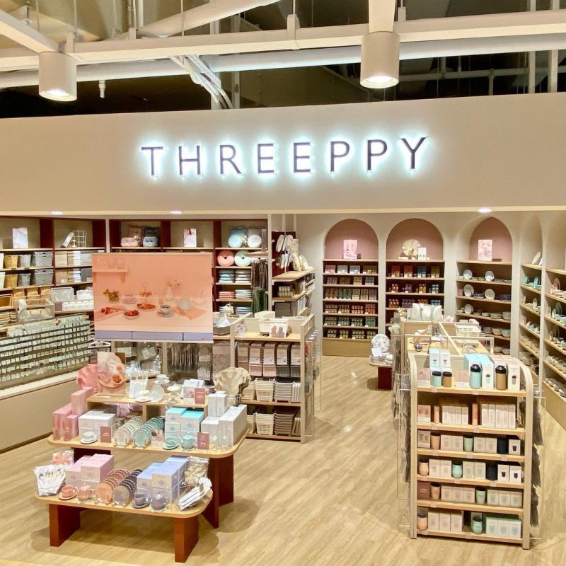 ▲大創旗下品牌「THREEPY」,進駐LaLaport 台中「北館」。(圖/截取自品牌IG)