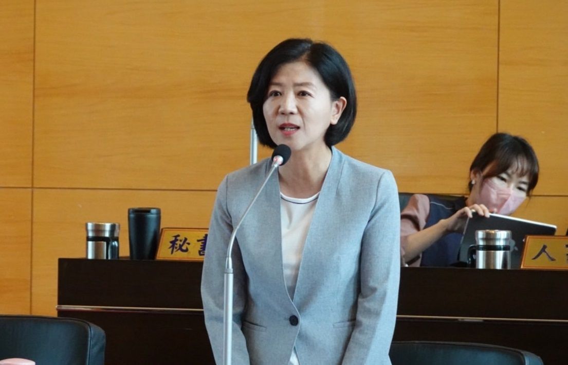 ▲王育敏表示目前沒有參選規劃，會全心做好副市長工作。（圖／記者顏幸如攝，2023.04.28）